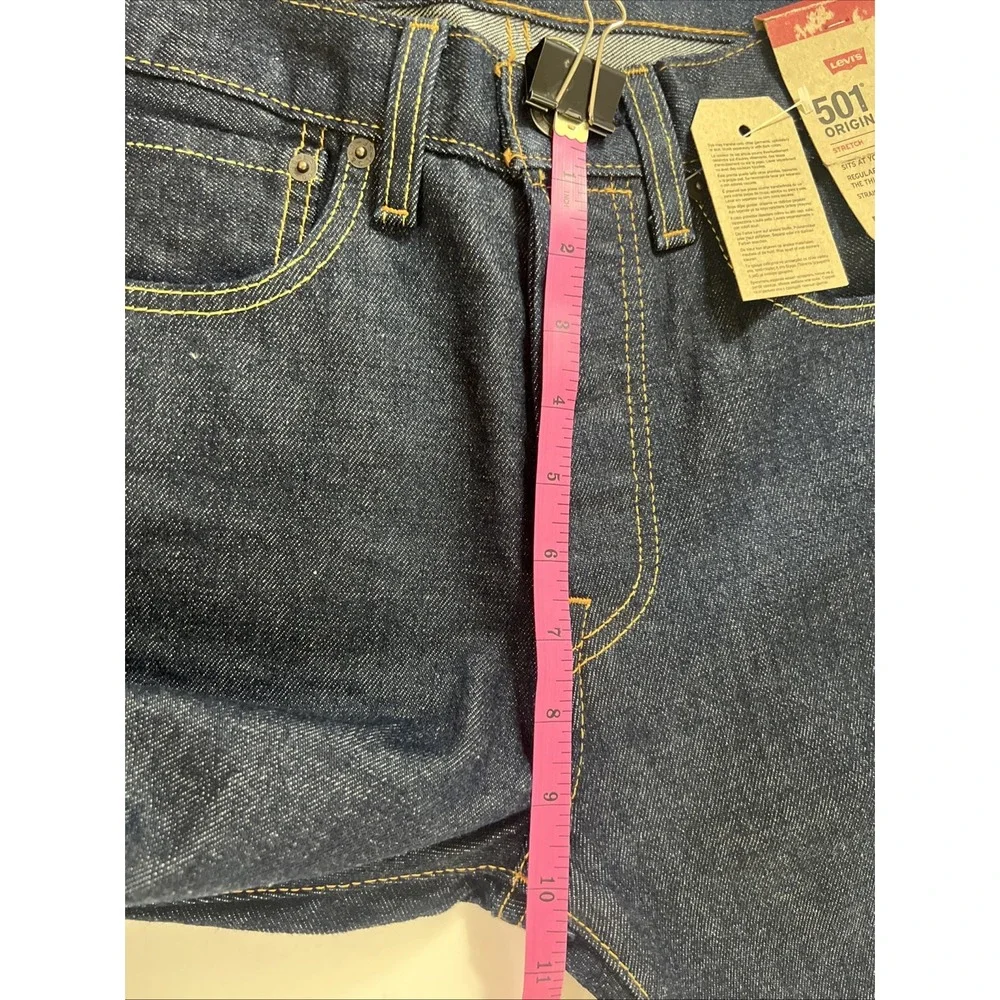 NWT Men's‎ Levi's 501 Button Fly Original Fit Straight Leg Dark Wash W28 x L30